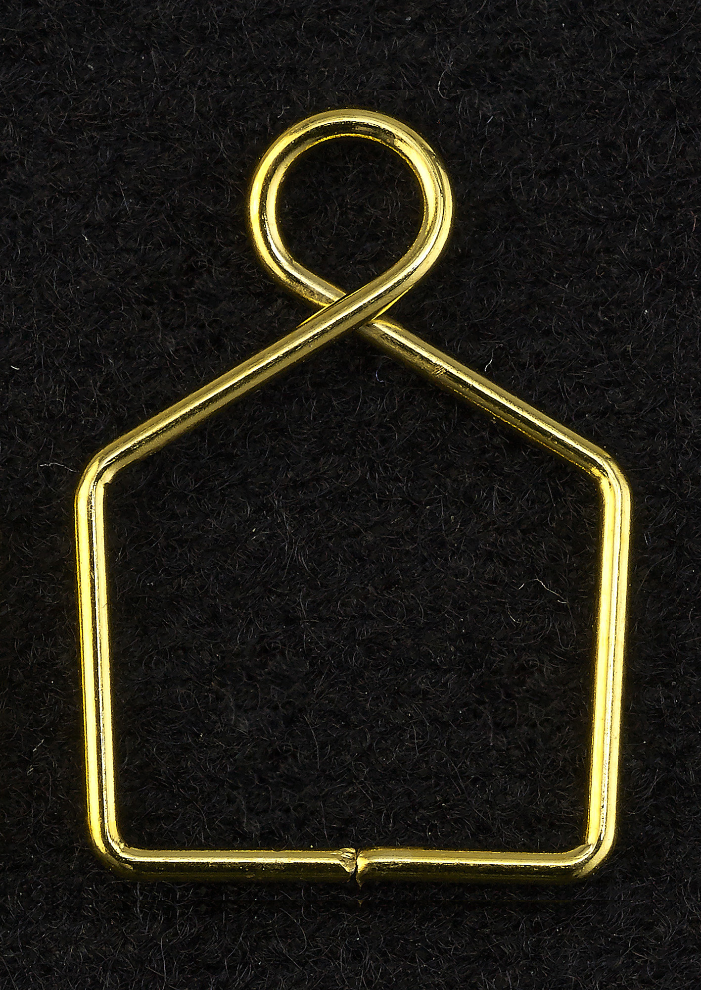 C90079  Square Claw Link 14X20mm Gold
